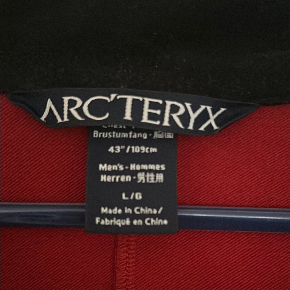 Arc'teryx Red Performance Jacket Lightweight Tech… - image 3